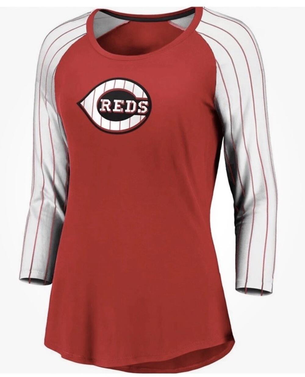 Fanatics Cincinnati Reds Long Sleeve T-Shirt Womens Size L New Without Tags NWOT